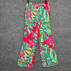 Lilly Pulitzer Womens Size XS Cambridge Palazzo Pants Jungle Resort Floral